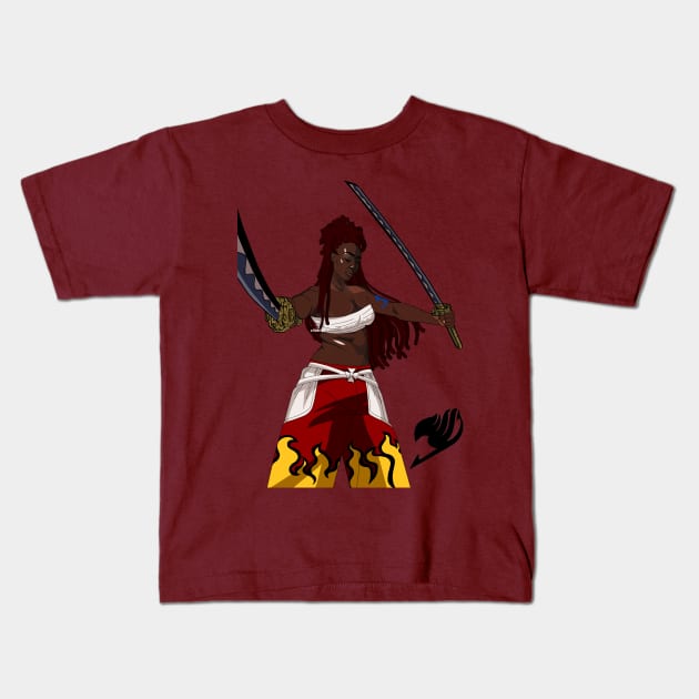 Titania Erza Queen of the Fairies Kids T-Shirt by clitories